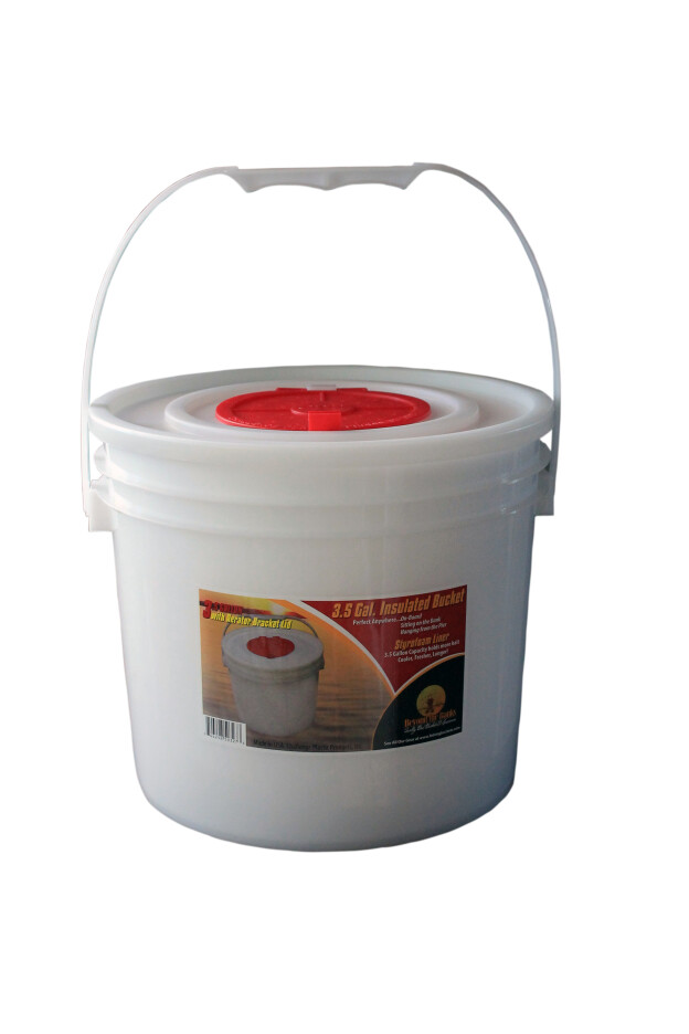 3.5 Gallon Insulated Bait Bucket with Lid 